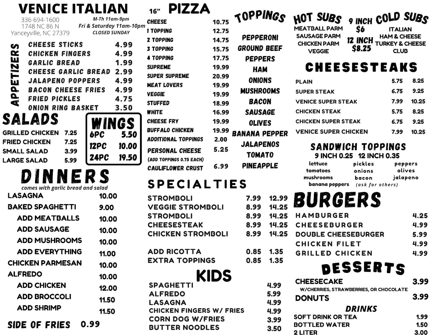 Venice Italian
